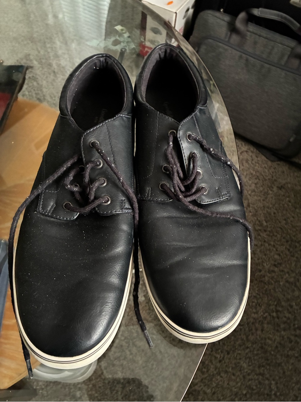 Goodfellow & Co Black Low-Top Lace-Up Sneakers